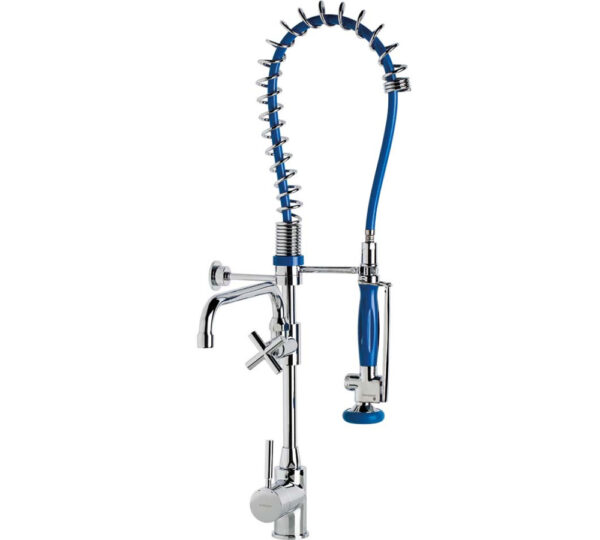 GRIFO INDUSTRIAL CON MEZCLADOR Y CAÑO GIRATORIO